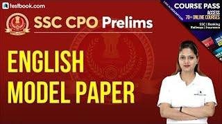 English Model Paper for SSC CPO Prelims | Crack SSC CPO 2019 | Most Expected Questions