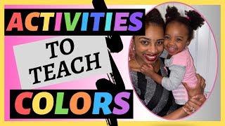 ACTIVITIES to teach COLORS I Simple house activities that help your child sort and learn colors