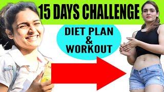 10 Min Workout At Home & Diet Plan || Lose 10 kgs in 15 days