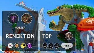 Renekton Top vs Sett - KR Master Patch 10.2