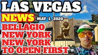 Las Vegas News - Bellagio and New York-New York First to Open on The Strip and more.