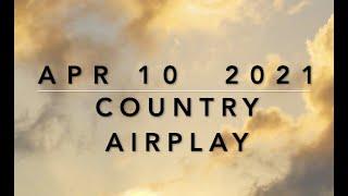 Billboard Top 60 Country Airplay Chart (Apr. 10 2021)