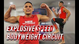 Top 10 Exercises At Home For Speed Training | Explosive Bodyweight HIIT Circuit