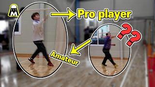 What is the different Pro and Amateur?? -- Front court step