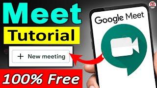 Google Meet Tutorial in Hindi for Teachers, Students, Parents - How to Use Google Meet, Screen Share