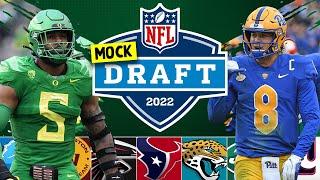 NEW 2022 NFL MOCK DRAFT: KENNY PICKETT INSIDE TOP 10, KAYVON THIBODEAUX OUT OF TOP 4!!