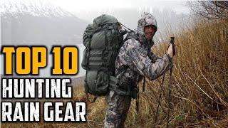 Top 10 Best Hunting Rain Gear In 2021