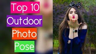 Top 10 Beautiful Outdoor Photography Poses for Girls || Girls DPz