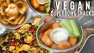 EASY AND CHEAP VEGAN SUPERBOWL FOOD: 3 Quick Vegan Superbowl Snack Ideas | veggieonpennies