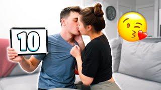 Testing The 10 HOTTEST KISSES On My Husband!