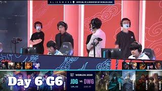 JDG vs DWG | Day 6 Group B S10 LoL Worlds 2020 | JD Gaming vs DAMWON Gaming - Groups full game