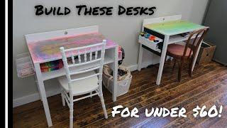 Under $60 DIY Virtual Learning Desk