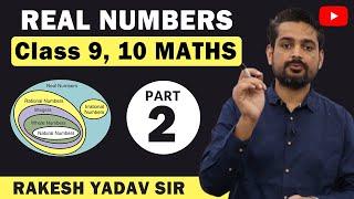 Real Numbers class 10 CBSE Part 2 by Rakesh Yadav Sir in Hindi | Introduction | Stay Home #WithMe