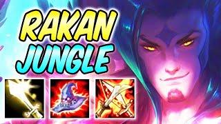 BEST RAKAN BUILD 780 AP INSANE DAMAGE S+ 40% CDR Rakan Jungle S10 Gameplay | League of Legends