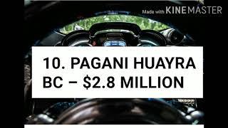 Top 10 expensive cars in the world