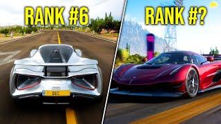 Top 10 FASTEST Cars in Forza Horizon 5
