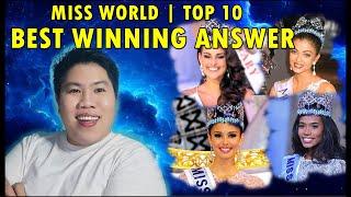 Miss World | Top 10 Best Winning Answer in History