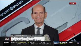 Paul Finebaum's Top 4 teams in College Football Week 10: #1 Georgia #2 Alabama #3 Ohio St #4 Oregon