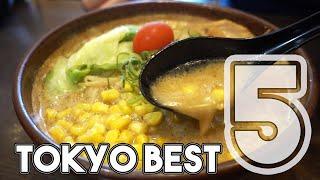 Top 5 BEST Ramen in Tokyo Japan