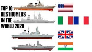 Top 10 Most Powerful Destroyers in the World | 2020