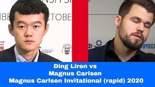 Ding Liren Crushed Carlsen's Scandinavian Defence | Liren vs Carlsen Magnus Carlsen: 2020