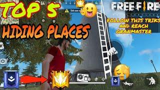 GARENA FREE FIRE BEST TOP 5 SECRET HIDING PLACE IN  BERMUDA MAP AFTER NEW UPDATE||STAR KING