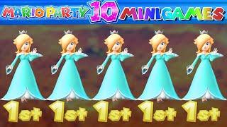 Mario Party 10 Minigames #21 Rosalina vs Yoshi vs Toad vs Spike (Master Difficult)