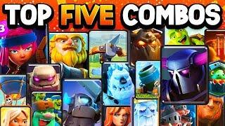 Top 5 Strongest CARD COMBOS in 2020 Clash Royale!