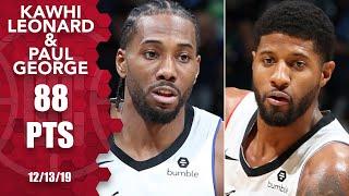 Kawhi Leonard, Paul George go for 88 points in Clippers vs. Timberwolves | 2019-20 NBA Highlights