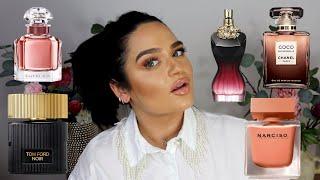 MY CURRENT TOP 10 DESIGNER PERFUMES I USE ALL THE TIME | PERFUME COLLECTION 2021