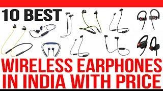 Top 10 Best Wireless Bluetooth Earphones in India with Price | Best wireless in Ear Headphones 2020