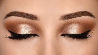 Affordable SOFT BROWN HALO Smokey Eye Makeup Tutorial