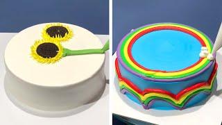 Most Satisfying Cake Decorating Ideas | How to Make Cake Decorating for Party | Colorful Cake Ideas