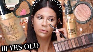 FULL FACE USING THE OLDEST MAKEUP I OWN!! 10 YEARS EXPIRED!!