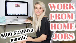 10 BEST WORK FROM HOME JOBS 2020 | WORK FROM HOME JOBS NO EXPERIENCE