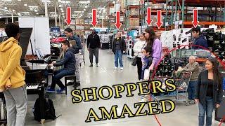 Playing Beethoven Virus at COSTCO (public piano)