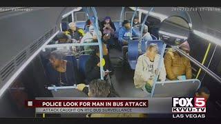 Man loses eye in Las Vegas bus beating