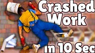 Top 5 Crashed at Work in 10 Seconds - TOTAL IDIOTS AT WORK