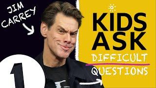 "Brad Pitt, can I say b******?!": Kids Ask Jim Carrey Difficult Questions