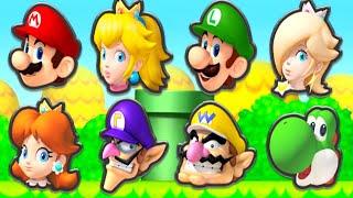 Mario Party The Top 100 MiniGames - Luigi Vs Mario Vs Peach Vs Rosalina (Master Cpu)
