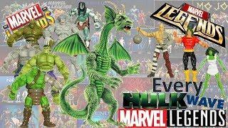 Every Marvel Legends Hulk Wave Comparison