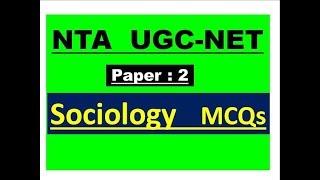 ugc net paper 2 Sociology MCQs