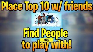 Place Top 10 with friends in squads (Fortnite Challenge Guide)