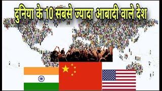 Top 10 populated country current affairs questions | दुनिया के 10 देश सबसे ज्यादा आबादी वाले | 2021