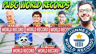 PUBG MOBILE TOP 10 WORLD RECORDS |  TOP 10 WORLD RECORD FOR  PUBG MOBILE IN HISTORY #TOP10WORLDREORD