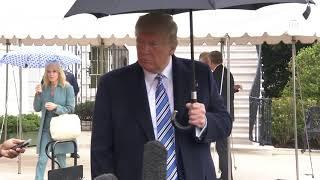 President Trump Delivers Remarks Upon Departure