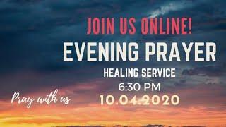 Evening Prayer | Healing Service | Mrs. Getzial Mohan | 10-Apr-2020