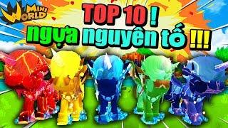 MRVIT THỬ THÁCH KHÁM PHÁ TOP 10 THIÊN MÃ NGUYÊN TỐ CỰC VIP TRONG MINI WORLD !!!