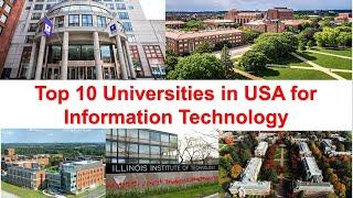 Top 10 Universities in USA For Information Technology New Ranking