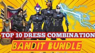 TOP 10 BEST COMBINATION FOR BANDIT BUNDLE IN FREEFIRE 